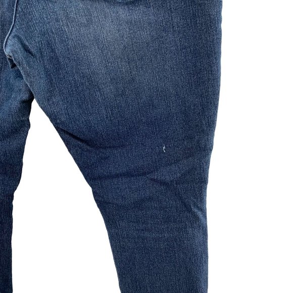 DENIZEN FROM LEVI'S STRAIGHT LEG MODERN SKINNY BLUE JEANS WOMENS 16 S/C - Picture 7 of 7